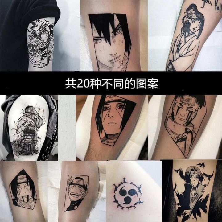 Sale】Naruto Dark Tattoo Sticker Organization Ringeye Tattoo Sasuke Uchiha Mustang Oshimaru