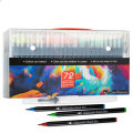 Art Supplies Lettering Brush Children's Felt-Tip Pen Set 20/48/72 Color Watercolor Marker Pen. 