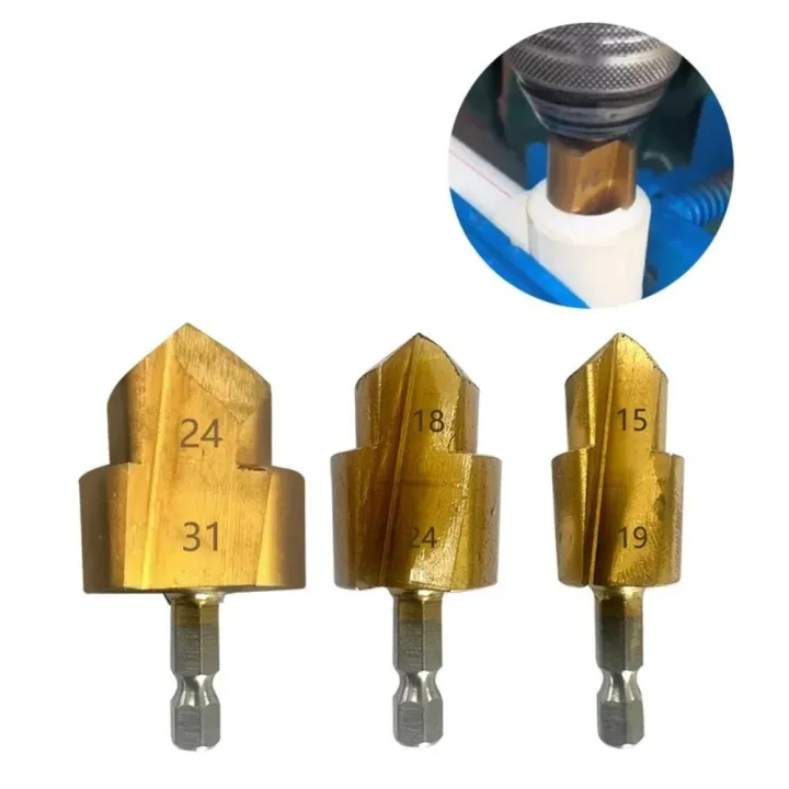 Stepped Rill Portable Hexagon Shank PPR Lifting Drill 20/25/32mm Titanium Coated ...