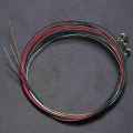 1Set Rainbow Colorful Color String for Acoustic Guitar & 1x CAPO Capo Clamp Trigger Alloy for Low Folk Acoustic Guitar. 