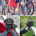 SptrryBicycle Bell for Safety Cycling Metal Ring Black Bike Bell Horn Sound Alarm Bicycle Accessory Outdoor Bike Bell Rings Hot. 