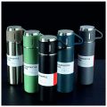 3 In 1 Vacuum Insulated Thermo Thermos Flasks Bottle 500ml With 3 Cups Gift Set. 
