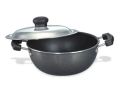 Prestige 30730 0.9 LTR Non Stick Kadai with SS Lid. 
