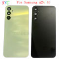 NEW 【Innovative design】Rear Door Battery Cover Housing Case For Samsung A24 4G A245 Back Cover with Logo Repair Parts. 
