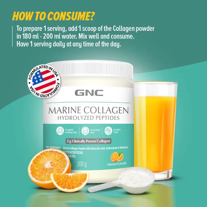 GNC%20Marine%20Collagen%20Hydrolyzed%20Peptides%20200g%20(Orange%20Flavor)%20With%20Reduce%20Fine%20Lines%20&%20Wrinkles%20For%20Youthful%20Skin%20-%20Image%206