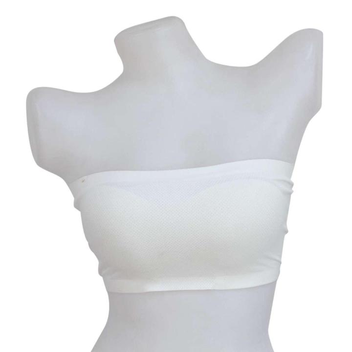 White%20Solid%20Tube%20Bra%20For%20Women%20-%20Image%202