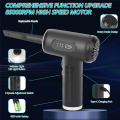 2-In-1 Electric Compressed Air Duster, Cordless Air Duster and Vacuum. 
