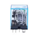 fasdaga 5X 12V DC Coil Power Relay DPDT LY2NJ HH62P-L JQX-13F 10A with PTF08A Socket Base. 