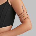 Punk Coiled Snake Spiral Upper Arm Cuff Armlet Armband Bangle Women Jewelry Egypt Swirl Snake Arm Cuff Armlet Bracelet Creek. 
