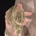 Fashion Handmade Bamboo Joint Tassel Beaded Bracelet Bamboo Leaf Bracelet Gifts JIJIN. 