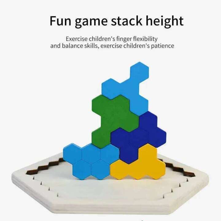 3D%20Hexagonal%20Wooden%20Puzzles%20Educational%20For%20Children%20Kids%20Preschool%20Tangram%20Board%20Brain%20Test%20Game%20Montessori%20Toys%20Gifts%20-%20Image%206