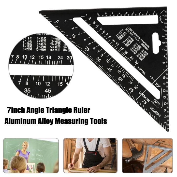 Construction Angle Ruler Portable For Building Framing Tools Gauges Metric Angle Protractor ...