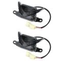 JINMY 2X Motorcycle Front Upper LED Headlight Bulb for 600 RR 2007-2012. 