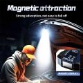 Portable Portable LED Flashlight Built-in Battery Type-c Rechargeable Flash Light Outdoor Waterproof Maintenance Magnetic Work Light. 