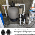 NAMUNY 8 Pack Drain Plugs with O-Rings Pump Plug Pool Filters Replacement Pool Drain Pump Plug SPX1700FG for Pumps. 