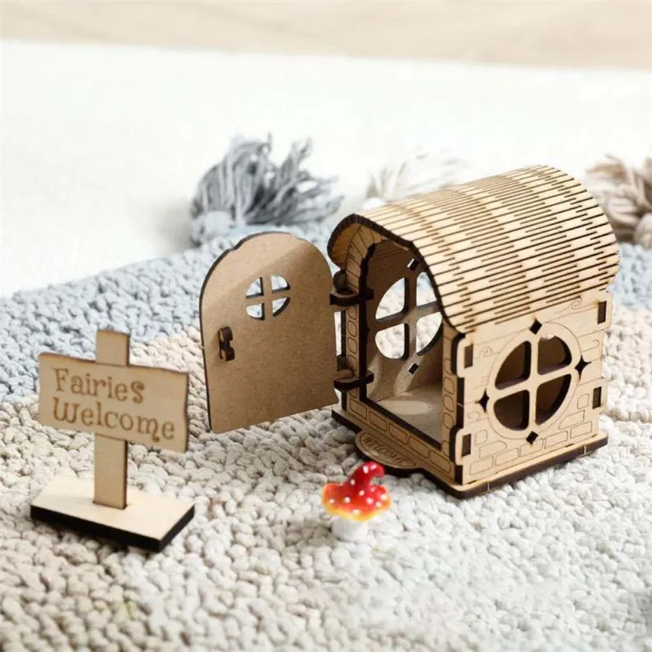 Family%20Room%20Wooden%20Material%20Wooden%20Fairy%20House%20Kit%20DIY%20Kit%20Mini%20Size%20Wooden%20Doll%20House%20Handmade%20Craft%20Graffiti%20Design%20DIY%20Assembled%20House%20Birthday%20Gift%20-%20Image%207