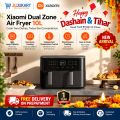 Xiaomi Mi Dual Zone Air Fryer 10L in Nepal | 3.5L + 6.5L Dual Baskets | 2700W High Power | 230°C Hot Air Fryer | 9 Preset Modes | Smart SYNC Cooking | 360° Air Circulation | 101 Recipes | Dishwasher-Safe Accessories. 