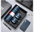 3 In 1 Vacuum Insulated Thermo Thermos Flasks Bottle 500ml With 3 Cups Gift Set. 