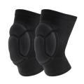 1 Pair Protective Knee Pads Thick Sponge Football Volleyball Extreme Sports Anti-Slip Collision Avoidance Elastic Kneepad Brace. 