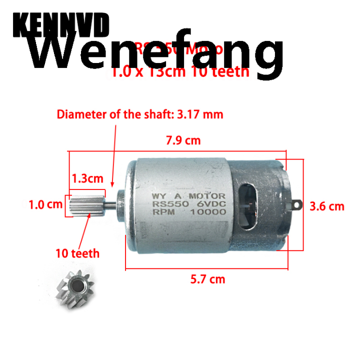 Wenefang%2010%20Teeth%20Children's%20Electric%20Car%20Motor%206V%20RS390%20RS380%2012V%20RS550%20Fashion%20Power%20Wheel%20Motor%2024V%20RS570%20Engine%20For%20Ride%20On%20Toys%20Accessories%20-%20Image%203