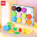 Deli Color Clay Set - 12 Colors (67804). 