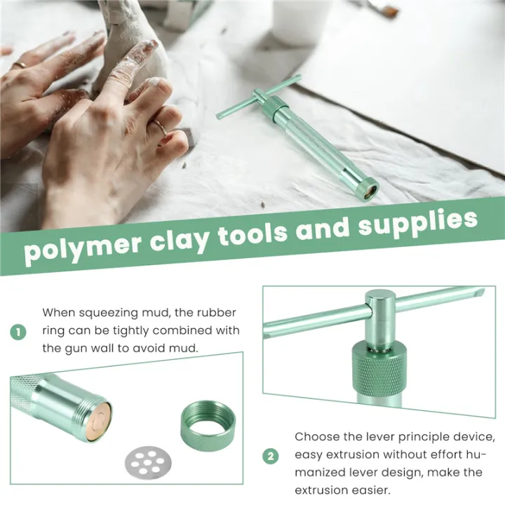 FORIDE%20Clay%20Extruder%20-%20Polymer%20Clay%20Extruder,%20Aluminum%20Alloy%20Clay%20Extruder%20,%20Rotary%20Mold%20Sugar%20Polymer%20Clay%20Extruder%20-%20Image%202