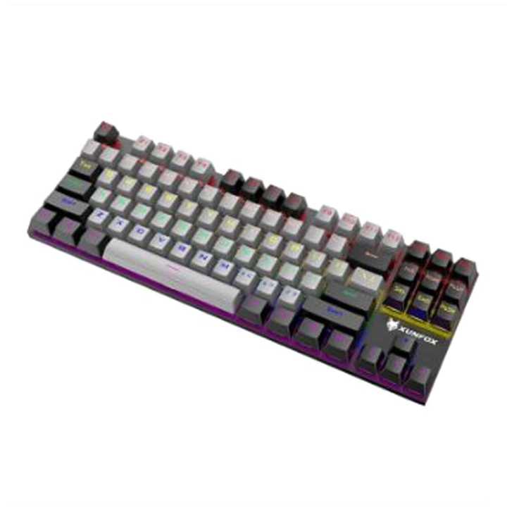 Xunfox K80  Mechanical Keyboard Gaming Keyboard 87 Keys RGB LED Light