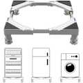 Washing Machine Base Adjustable Base for Washing Machine,Washing Machine Stand Stand Stand Sturdy 4/8 Feet Adjustable Bracket. 