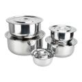 5pcs Stockpot Set Stainless Steel Dekchi Set. 
