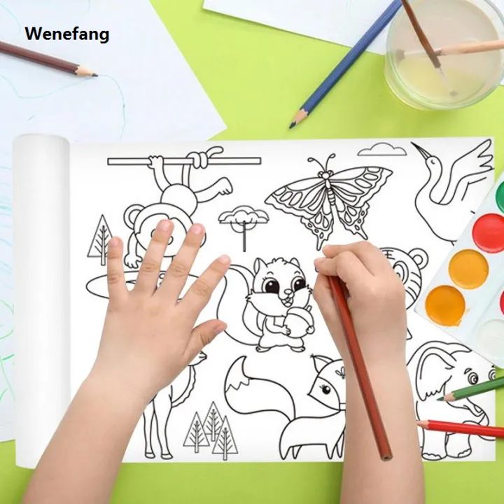 Wenefang%20Kids%20Drawing%20Paper%20Large%20Coloring%20Roll%20For%20Kids%20Toddler%20Art%20And%20Creativity%20Toys%20Continuous%20Coloring%20Paper%20Roll%20For%20Toddler%20Ages%20-%20Image%205