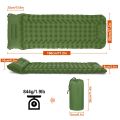 Camping Sleeping Pad with Pillow Built-in Pump Ultralight Inflatable Sleeping Mat Waterproof Camping Air Mattress for Backpacking Hiking Tent Traveling. 