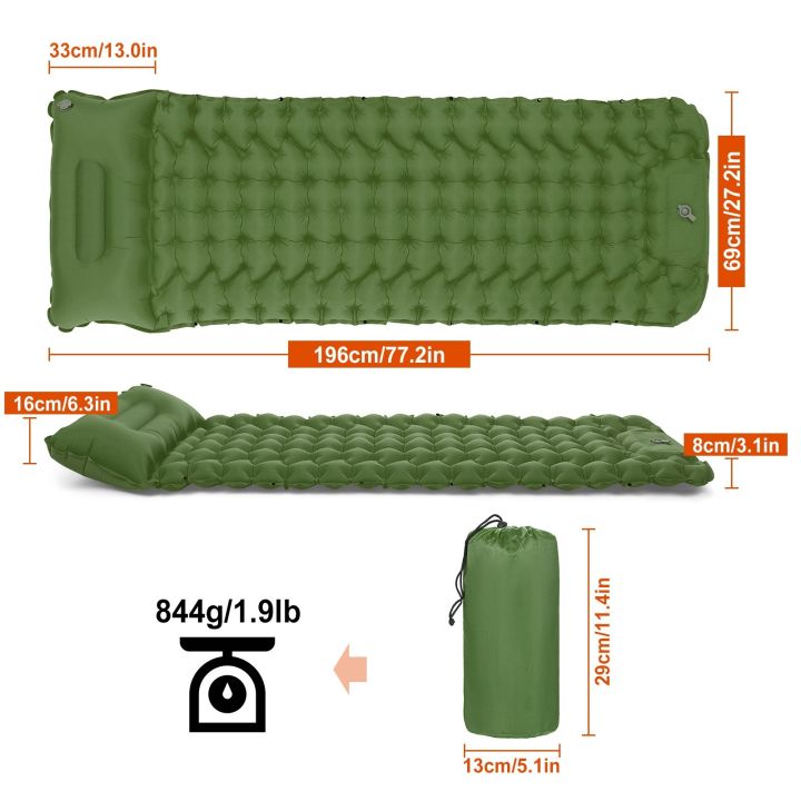 Camping%20Sleeping%20Pad%20with%20Pillow%20Built-in%20Pump%20Ultralight%20Inflatable%20Sleeping%20Mat%20Waterproof%20Camping%20Air%20Mattress%20for%20Backpacking%20Hiking%20Tent%20Traveling%20-%20Image%202