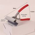 Portable Alloy Canvas Pliers Red Shank Canvas Stretching Canvas Tightening Pliers Padded Handle Ergonomic Art Framing Tool Beginner Art Frame Making Supplies. 