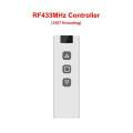 GIRIER Tuya Smart WiFi RF433 Curtain Switch Module for Roller Shutter Blind Motor Supports Timer Function Alexa Alice Hey Google. 