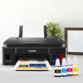 Canon Pixma G2010 All-in-One ( Print, Scan, Copy )  Ink Tank Color Printer. 