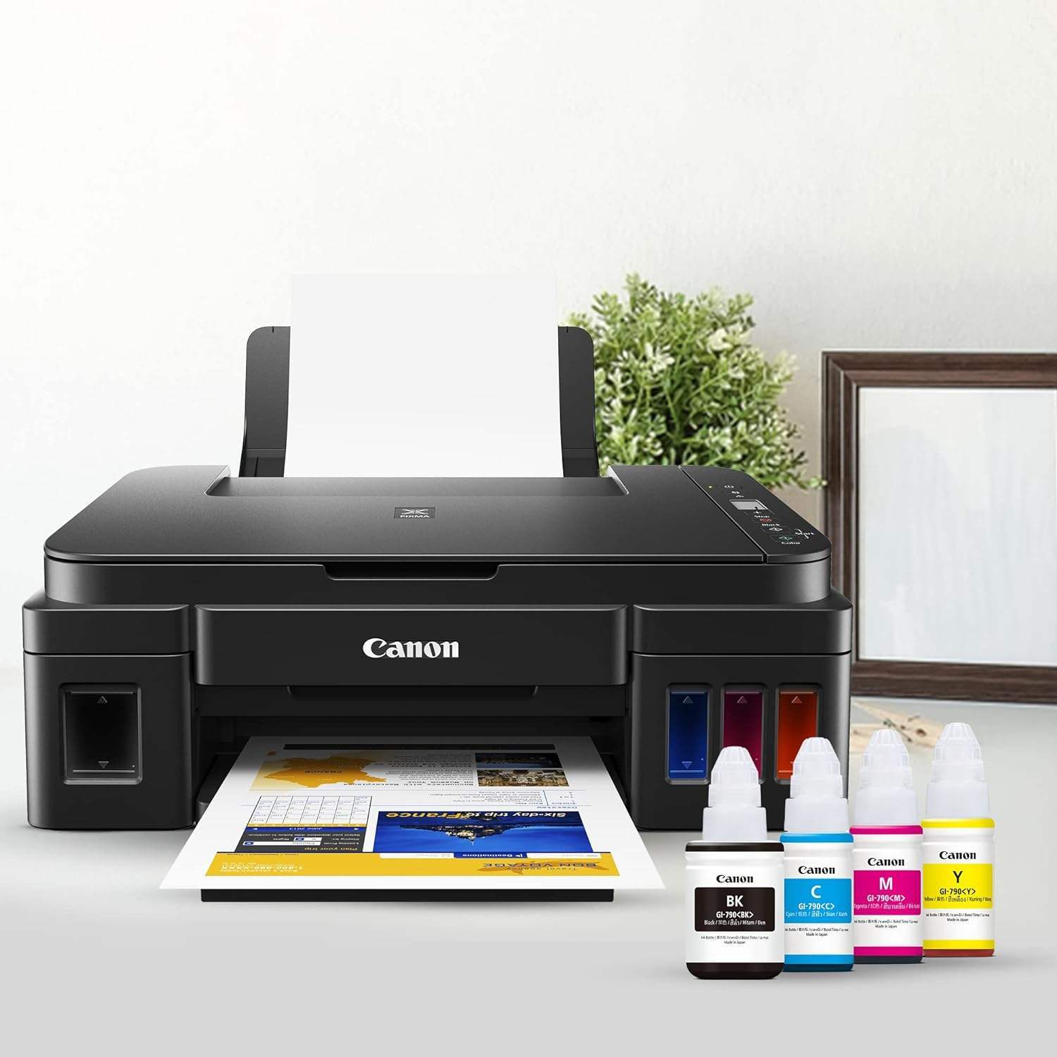 Canon Pixma G2010 All-in-One ( Print, Scan, Copy )  Ink Tank Color Printer