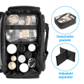 OUMERY Detachable and Separable Double Cosmetic Bag to Store Cosmetics and Hair Care Products Multifunctional Cosmetic Bag. 