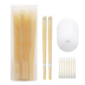 20 Pcs Beeswax Natural Ear Candles Wax Removal, Ear Wax Candles for Ear Candling Ear Clean Candle Earwax Cleaning Kit Easy Install Easy to Use. 