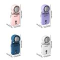 100 Speeds High-speed Handheld Fan Double Shaft Hundred Gear Rechargeable Fan LCD Display Power Bank Personal Fan Neck Hanging. 