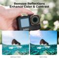 K F Concept Action Camera CPL Lens Filter HD Image Anti-reflection Green Film Waterproof Anti-scratch for GoPro Hero 9/10/11/12. 