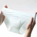Men Ice Silk Seamless Briefs Summer Transparent Ultra-Thin Unique Mold Breathable Quick-Drying Comfortable B324. 