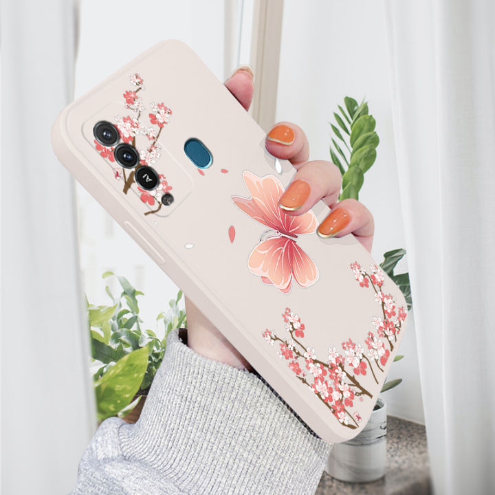 BILI%20for%20Itel%20P37%20Pro%20/%20Vision%202%20Plus%20Back%20Cover%20Pink%20Butterfly%20for%20Boys%20Girls%20Multicolor%20Liquid%20Silicone%20Case%20Soft%20Square%20Lens%20Protection%20Phone%20Cases%20-%20Image%204