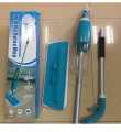 Aluminium Microfiber Floor Cleaning Spray Mop with Removable Washable Cleaning Pad and Integrated Water Spray Mechanism. 