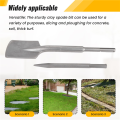 Clay Spade,19.6x4.3 Inch SDS-Max Shank,40Cr Steel Jackhammer Bit Trenching and Digging Shovel Bit for Gravel,Freeze Soil. 