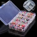 Plastic Box For Storing Jewelry, Beads, Screws, Small Parts. Transparent Storage Box Container. 10 Compartments. Perfect For DIY Projects.. 