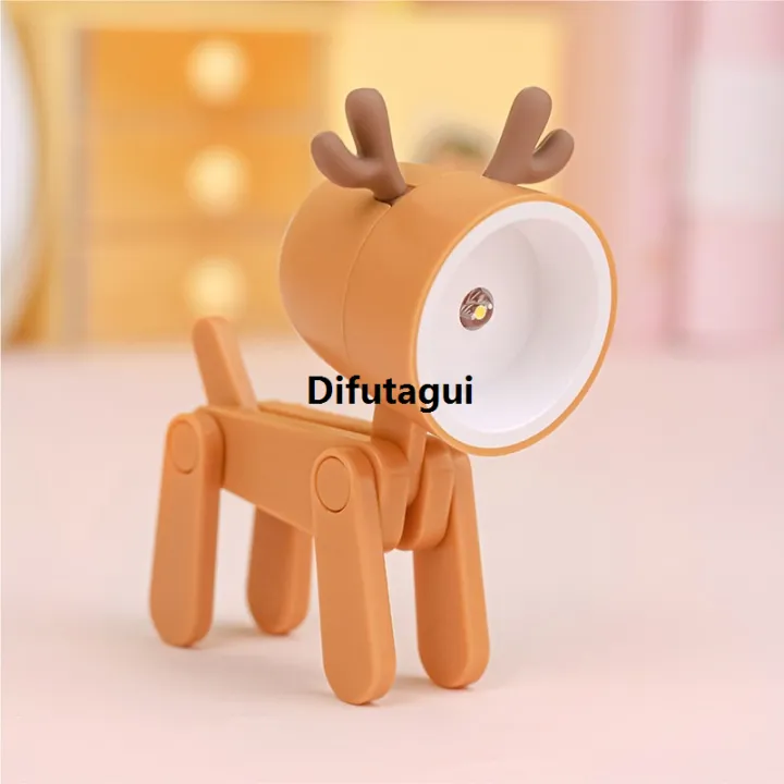 Difutagui%20Portable%20Kids%20Mobile%20Phone%20Cute%20LED%20Mini%20Desk%20Lamp%20Puppy%20Shape%20Fashion%20Night%20Light%20Adjustable%20Bracket%20Student%20Reading%20Desk%20Lamp%20-%20Image%204