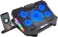 Laptop Cooling Pad / S500 Gaming Laptop Cooling Pad / Blue Led Fans / RGB Side Lights / 2 x USB /With Mobile Holder. 
