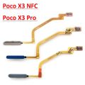 Novaphopat Fingerprint Scanner For Xiaomi Redmi Note 9 Pro 9s Poco X3 NFC Pro M3 Home Button Finger print Menu Return Key Sensor Flex Cable. 