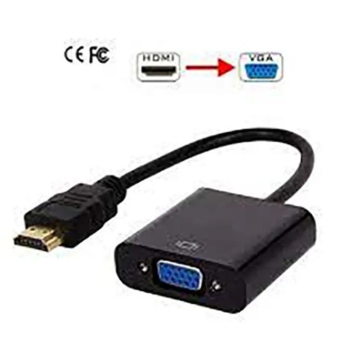 HDMI Male to VGA Female Video Cable Cord Converter Adapter For PC DVD HDTV 1080P