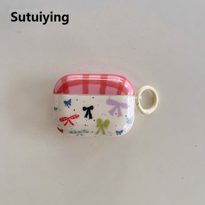 Sutuiying%20Fashion%20Anrushide%20Korean%20Ins%20Cute%20Colourful%20Bow%20For%20Apple%20Airpods%20Pro%201st%20Generation%20High%20Quality%202nd%20Generation%203rd%20Generation%204th%20Generation%20Bluetooth%20Headse%20-%20Image%208